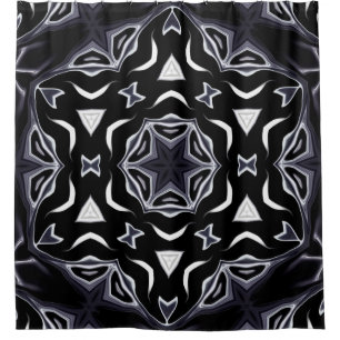 Arabische Ornamente, asiatisch Duschvorhang