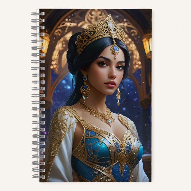 arabische Prinzessin Notizbuch (Vorderseite)