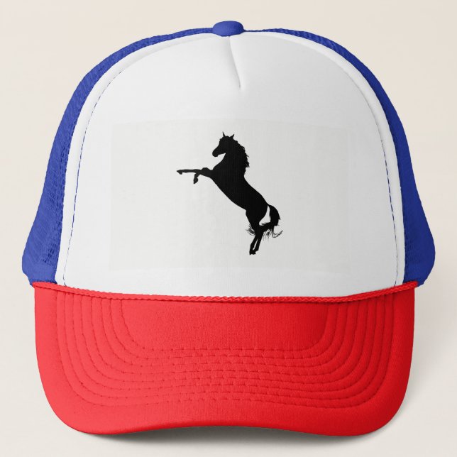 Arabische Silhouette Truckerkappe (Vorderseite)