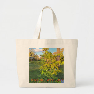 Arabische Zitat-Tasche – „من غير ميعاد“ Inspiratio Jumbo Stoffbeutel