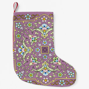 Arabischer Blumenrahmen. Traditionelles islamische Kleiner Weihnachtsstrumpf