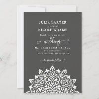 Arabischer Jugendstil Blumenbogen Mandala Hochzeit