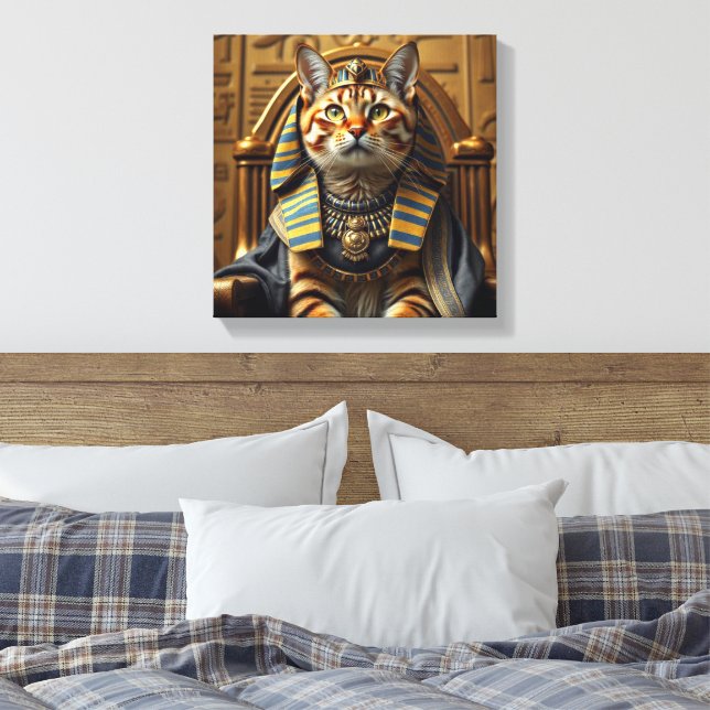 ARABISCHER MAU-PHARAOH 2 LEINWANDDRUCK (Insitu (Schlafzimmer))