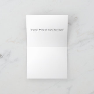 arabischer Name des Abdelrahmanen, Dankeskarte