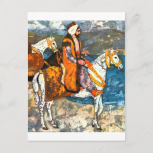 Arabischer Reiter Postkarte