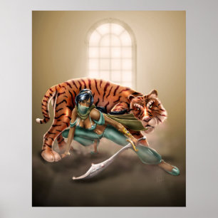 Arabischer Ritter Poster