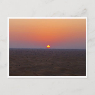 arabischer Sonnenuntergang Postkarte