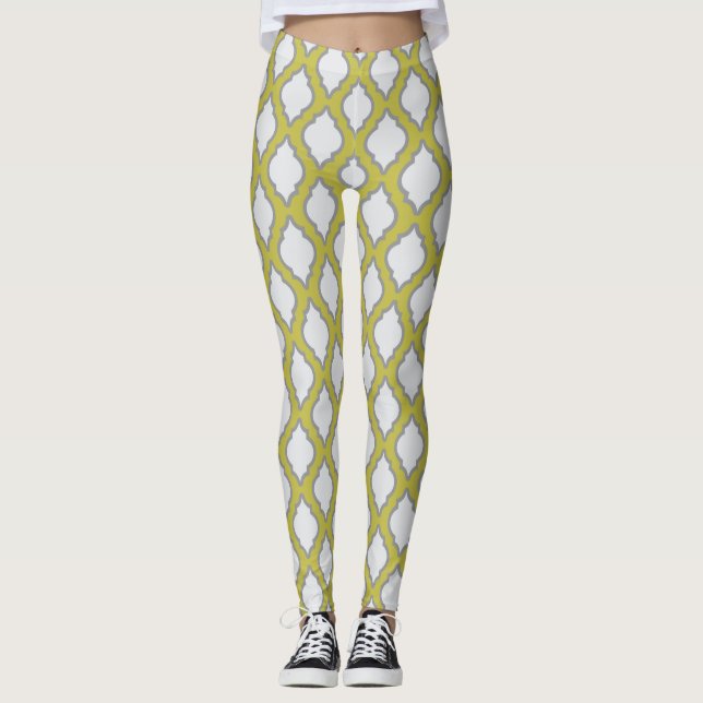 Arabisches Art-Muster Leggings (Vorderseite)