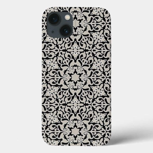 arabisches Blumenmuster Case-Mate iPhone Hülle (Rückseite)