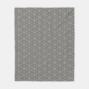 Arabisches Blumenmuster Fleecedecke