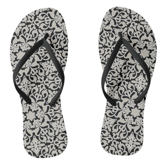 Arabisches Blumenmuster Flip Flops (Fußbett)