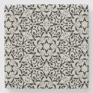 Arabisches Blumenmuster Steinuntersetzer