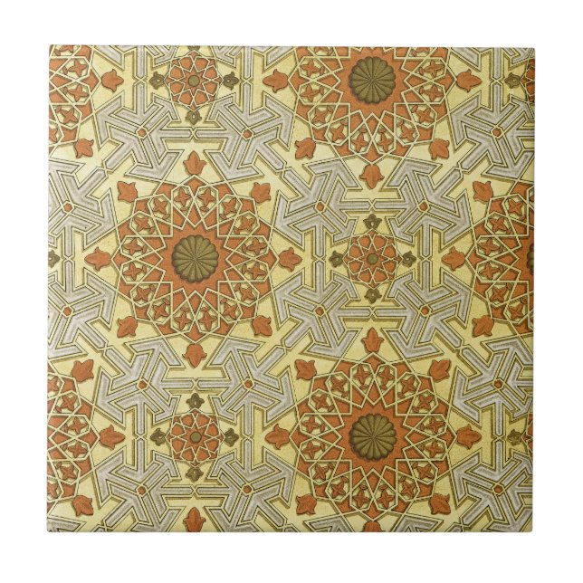 Arabisches Design #4 in Emporio Moffa Fliese (Vorderseite)