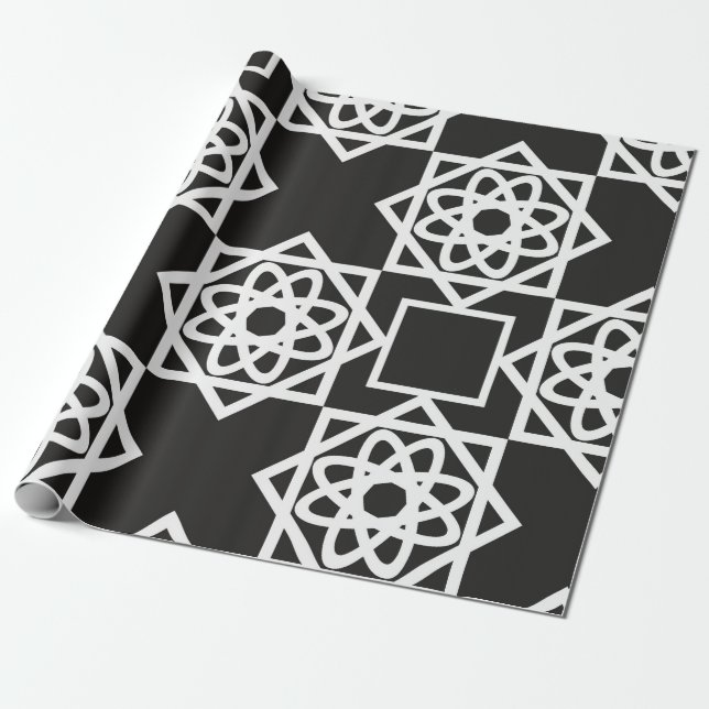 Arabisches geometrisches Muster. Die Einrichtung.  Geschenkpapier (Ungerollt)