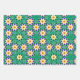 Arabisches geometrisches Muster Geschenkpapier Set