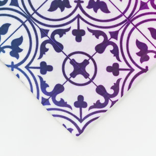 arabisches marokkanisches Design Fleecedecke
