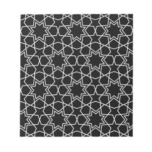 Arabisches Muster des islamischen geometrischen Mu Notizblock