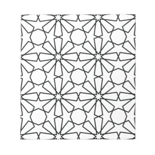 Arabisches Muster des islamischen geometrischen Mu Notizblock