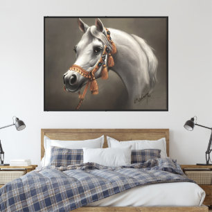 Arabisches Pferd Fine Art Leinwanddruck