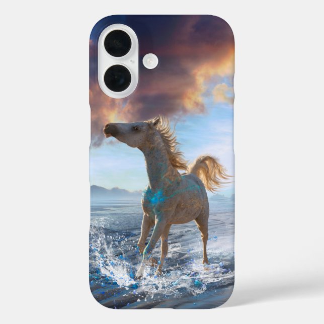 Arabisches Pferd "Pferd von Stellar Island" Case-Mate iPhone Hülle (Rückseite)
