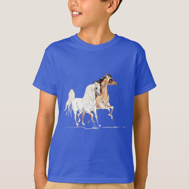 Arabisches Pferd TR T-Shirt (Vorderseite)
