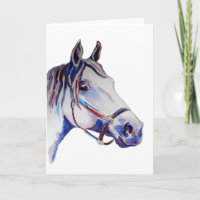 Arabisches Pferd Wasserfarbe