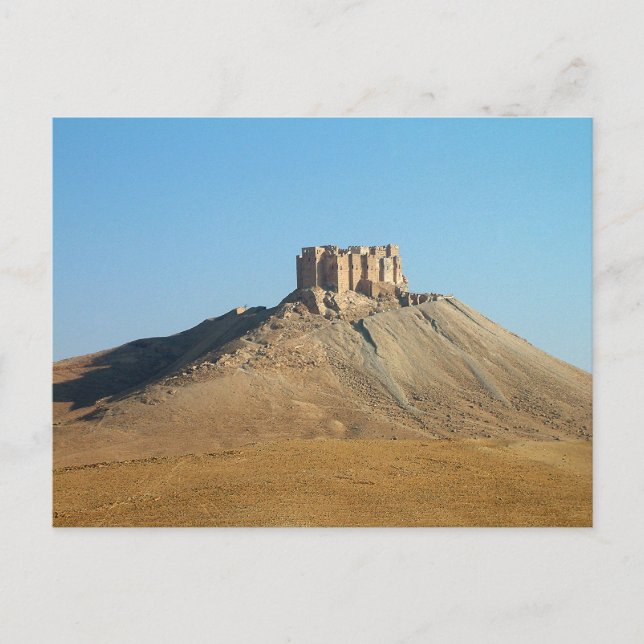 Arabisches Schloss, Palmyra, antikes Syrien Postkarte (Vorderseite)