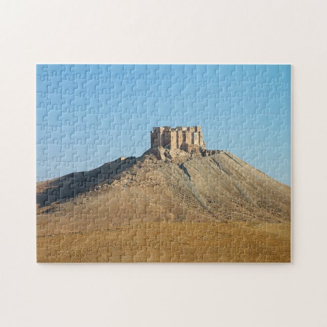 Arabisches Schloss & Palmyra, Syrien/Wüstenlandsch Puzzle (Horizontal)