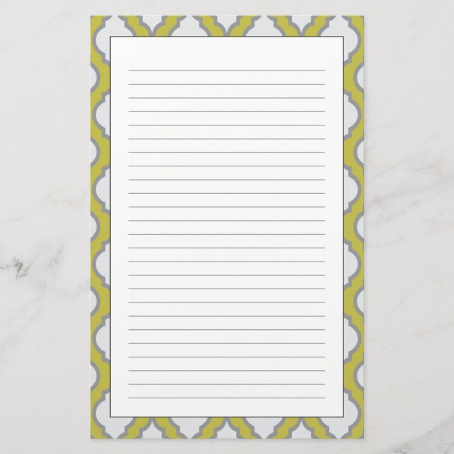 Arabisches Stilmuster Briefpapier (Vorderseite)