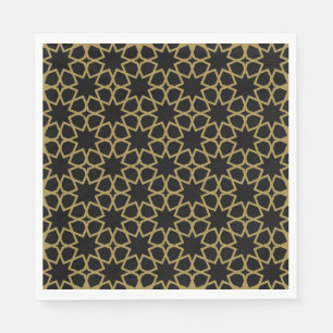 Arabisches Zuhause-Muster drucken Serviette