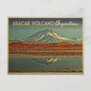 Aracar Vulkan Argentinien Postkarte