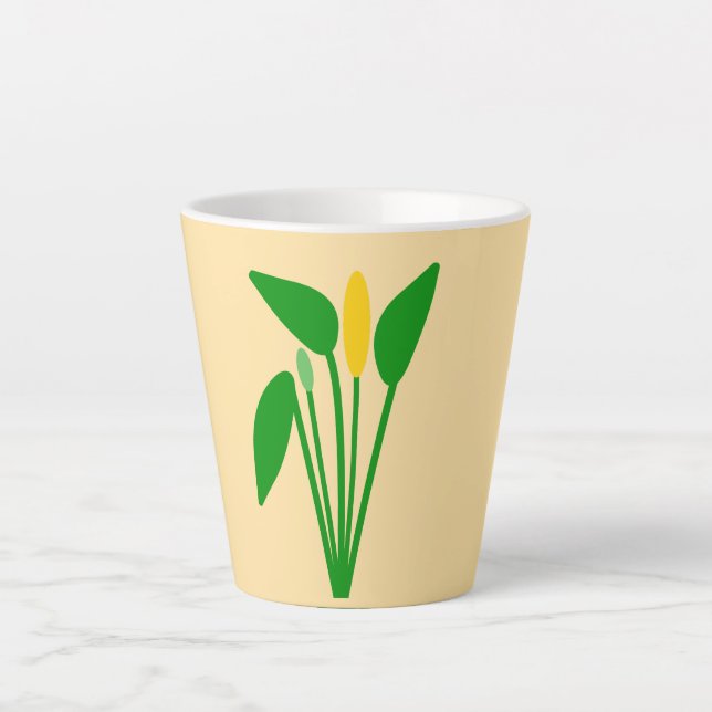 Araceae Latte Tasse (Vorderseite)