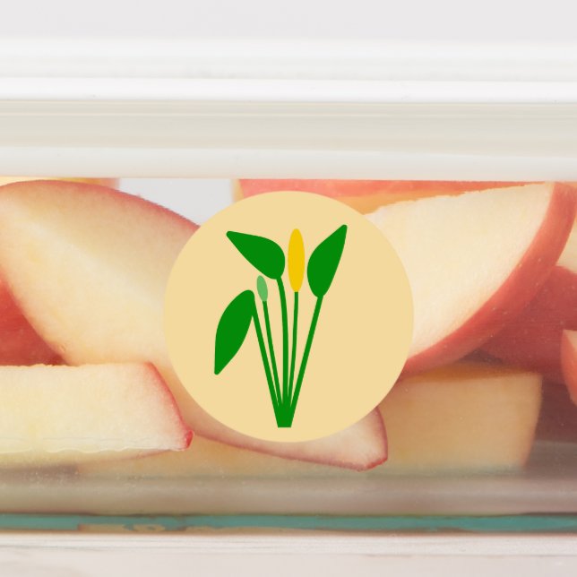 Araceae-Produktetikett Etiketten (Befestigt)