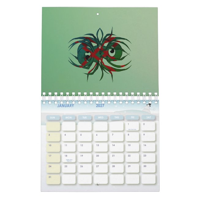 Arachnid der Verzweiflung Kalender (Jan 2027)