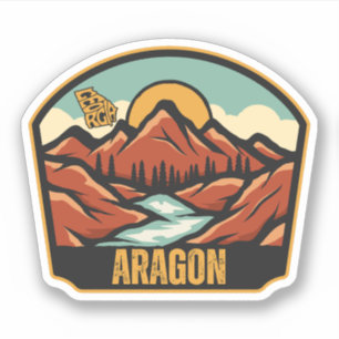 Aragon, Georgia Aufkleber