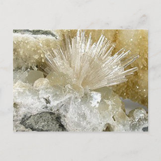 Aragonite und Quarz Postkarte