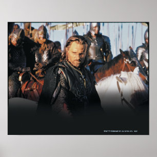 Aragorn auf Horseback Poster