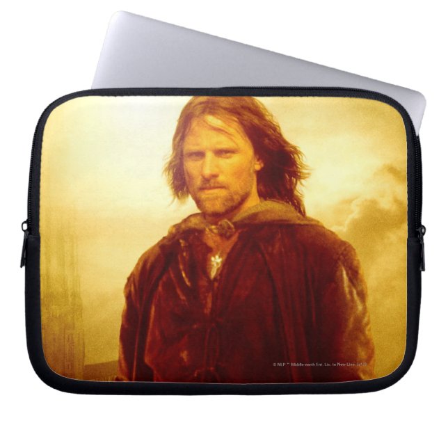 Aragorn Glows Laptopschutzhülle (Vorderseite)