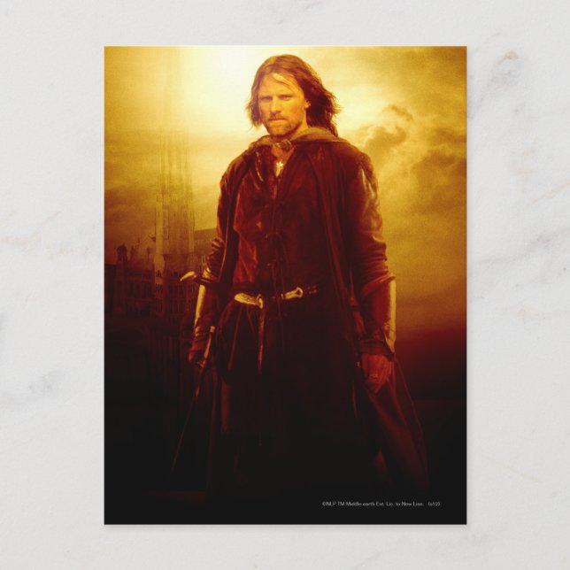 Aragorn Glows Postkarte (Vorderseite)