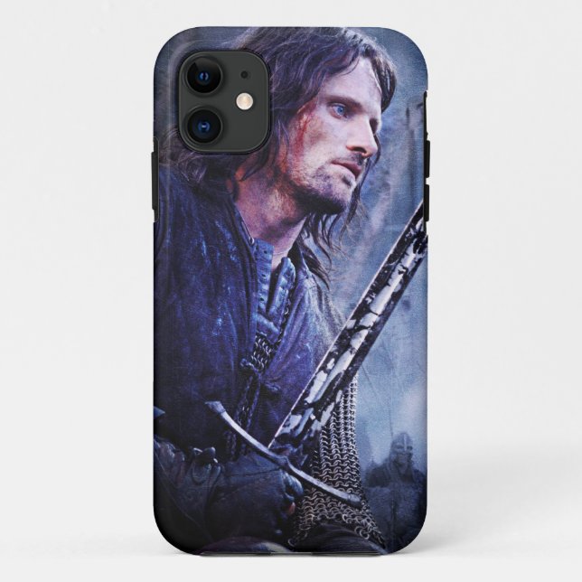 Aragorn mit Blut Case-Mate iPhone Hülle (Rückseite)