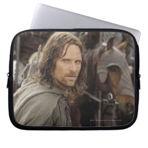 Aragorn mit Pferd Laptopschutzhülle