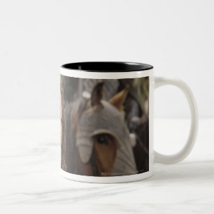 Aragorn mit Pferd Zweifarbige Tasse
