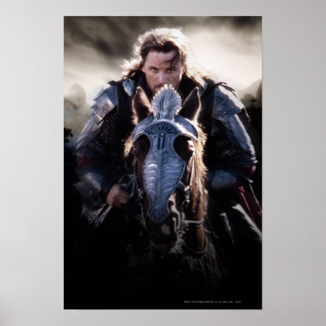 Aragorn Reitpferd Poster (Vorne)