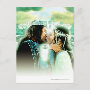 Aragorn und ARWEN™ Kiss Postkarte