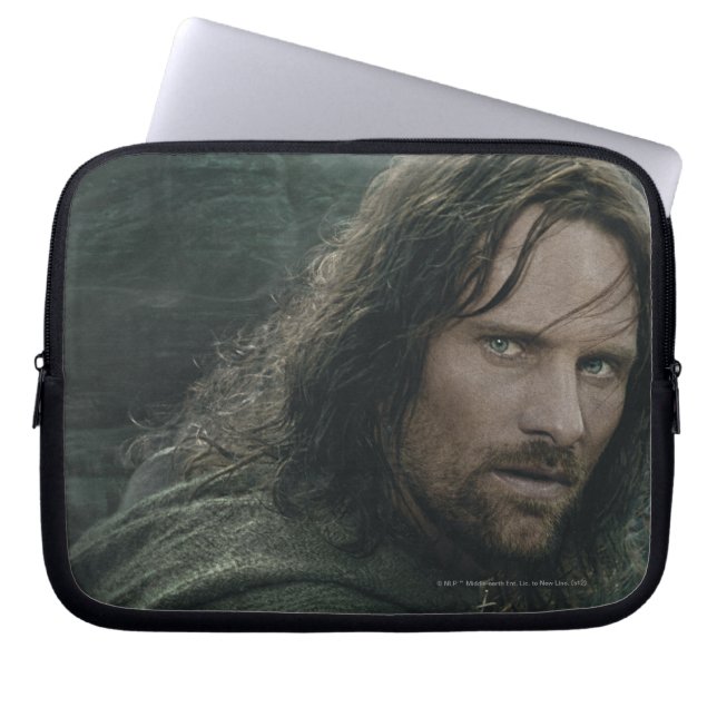 Aragorn und Ringwraiths Laptopschutzhülle (Vorderseite)