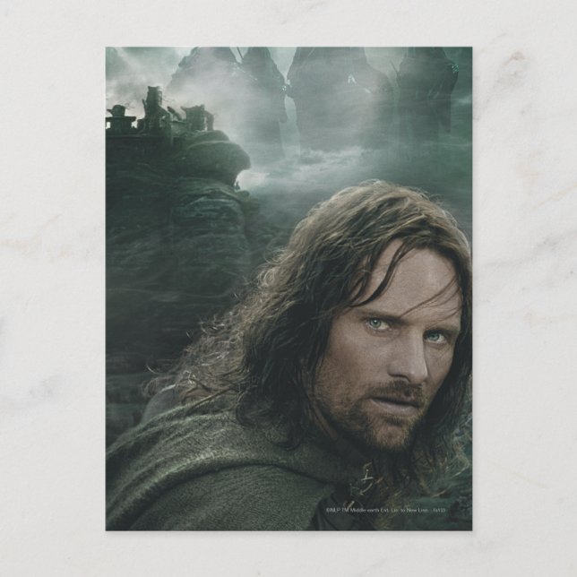 Aragorn und Ringwraiths Postkarte (Vorderseite)