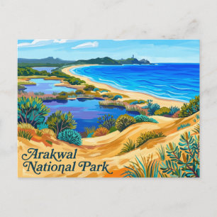 Arakwal Nationalpark Australien Postkarte