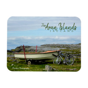 Aran Inseln Boot u. Fahrrad Magnet