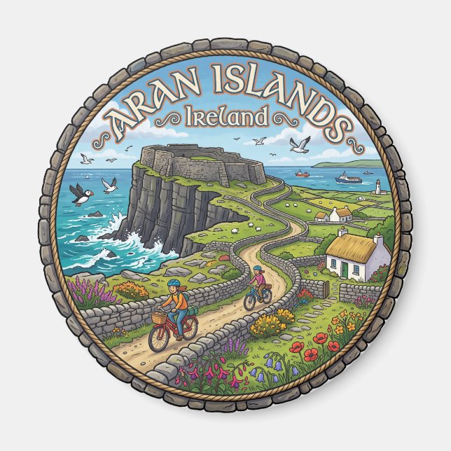 Aran-Inseln Irland Magnet (Vorne)