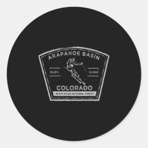 Arapacute Ss Cute Ss Basin Colorado Langarm Sn Runder Aufkleber